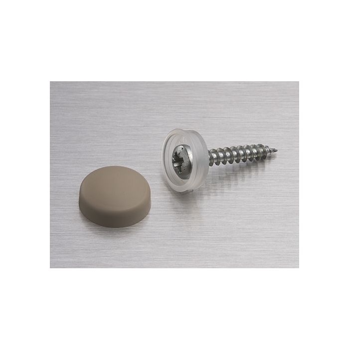 Snap Cap Kunststoff-Abdeckkappe 16mm Brooker Beige Snap Cap Kunststoff-Abdeckkappe 16mm Brooker Beige