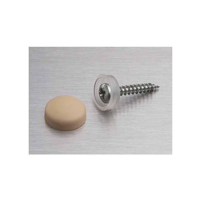 Snap Cap Kunststoff-Abdeckkappe 16mm Skylight Beige Snap Cap Kunststoff-Abdeckkappe 16mm Skylight Beige