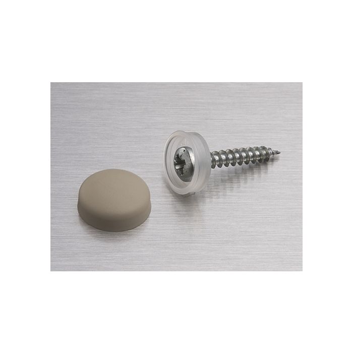 Snap Cap Kunststoff-Abdeckkappe 16mm Antique Walnut