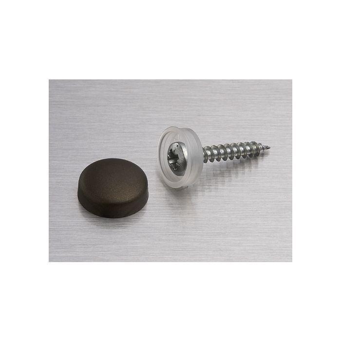 Snap Cap capuchon en plastique 16mm Anodized Brown