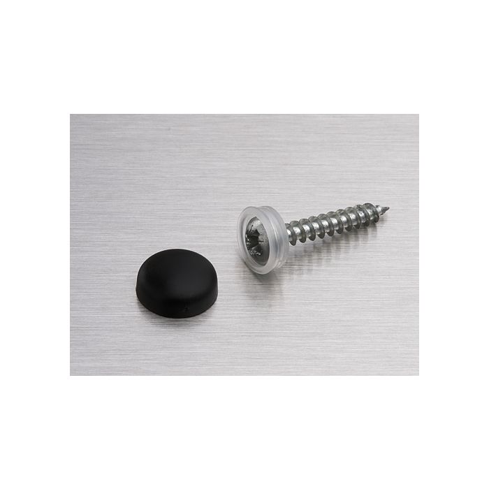 Snap Cap Kunststoff-Abdeckkappe 13mm Schwarz