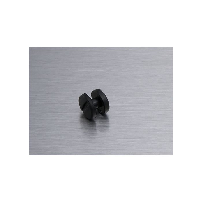 Boekschroef kunststof zwart 5 x 7 mm Boekschroef kunststof zwart 5 x 7 mm