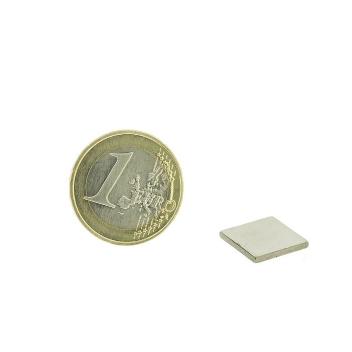 Quadermagnete 13x13mm, Höhe 1,5mm, N35