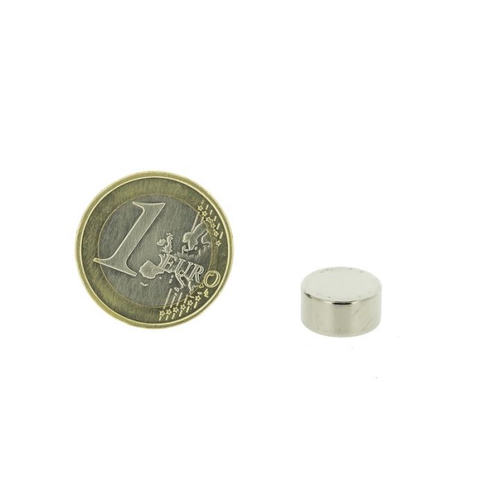 Magnetic disc 12mm diameter, thickness 6mm, N45 Magnetic disc 12mm diameter, thickness 6mm, N45