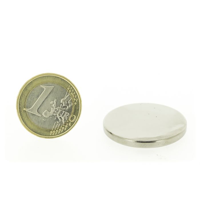 Disques magnétiques diamètre 30mm, épaisseur 3mm, N45 Disques magnétiques diamètre 30mm, épaisseur 3mm, N45