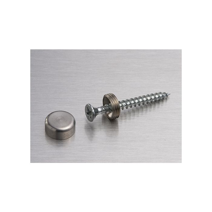 Screw covers 14mm stainless steel Miniplex