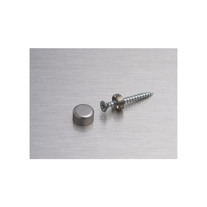 Screw covers 10mm aluminium Miniplex Screw covers 10mm aluminium Miniplex