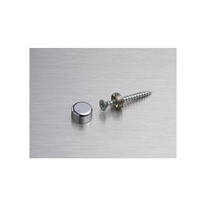 Cache vis 10mm 10mm chromé Miniplex Cache vis 10mm 10mm chromé Miniplex