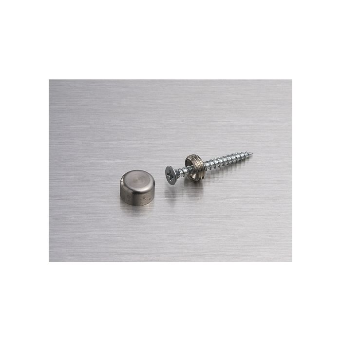Screw covers 10mm stainless steel Miniplex