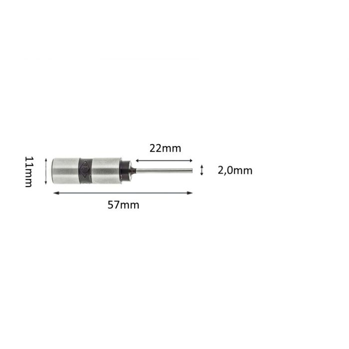 Papierbohrer Standard 2mm x 22mm Papierbohrer Standard 2mm x 22mm
