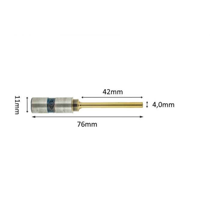Paper drillbits titanium coating 4mm x 42mm