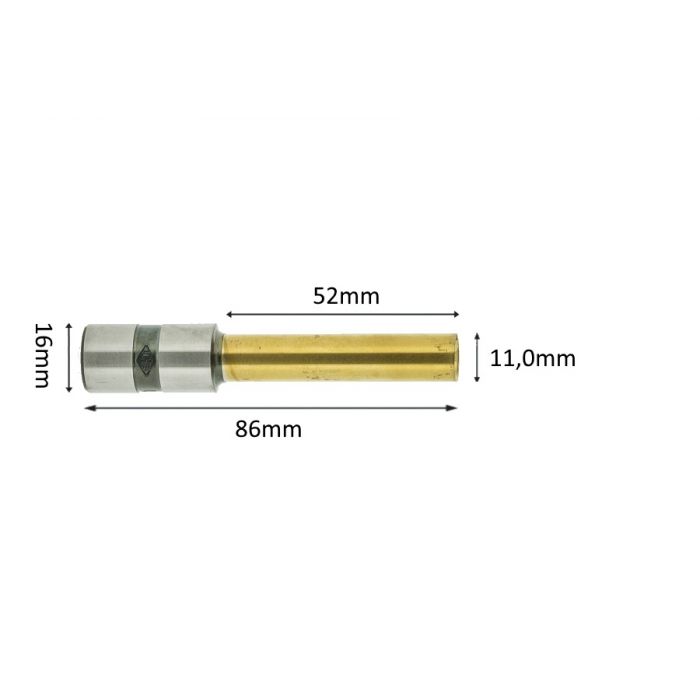Papierbohrer titanium coating 11mm x 52mm L Papierbohrer titanium coating 11mm x 52mm L