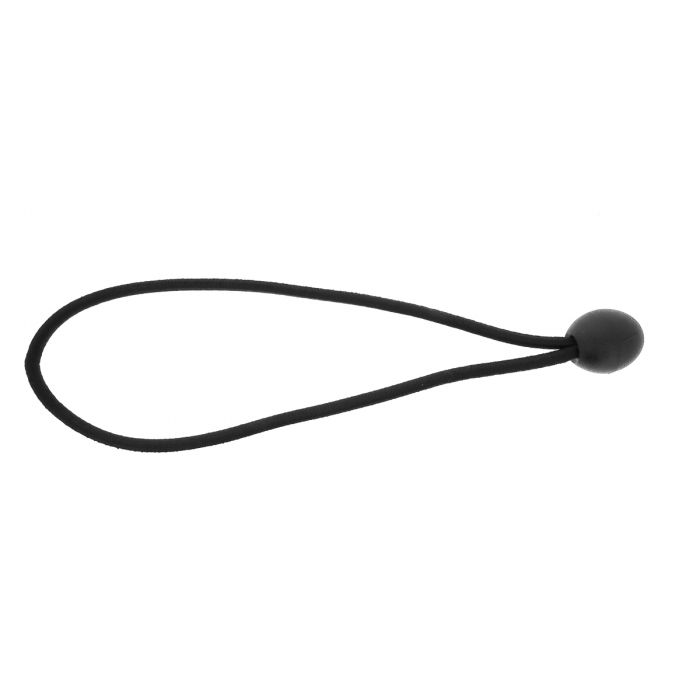 Qfix Spanngummi mit Kugel schwarz 6x250 mm