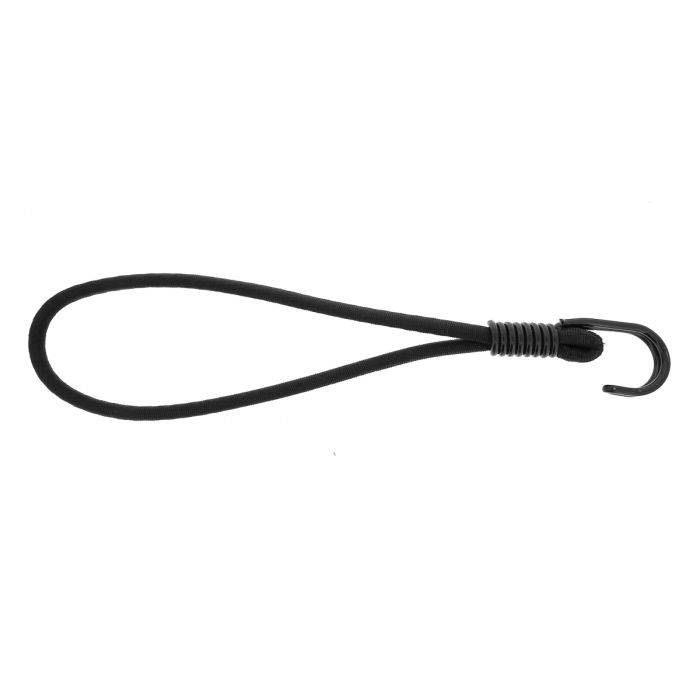 Qfix Bungee loop with hook SDH black 6x250 mm