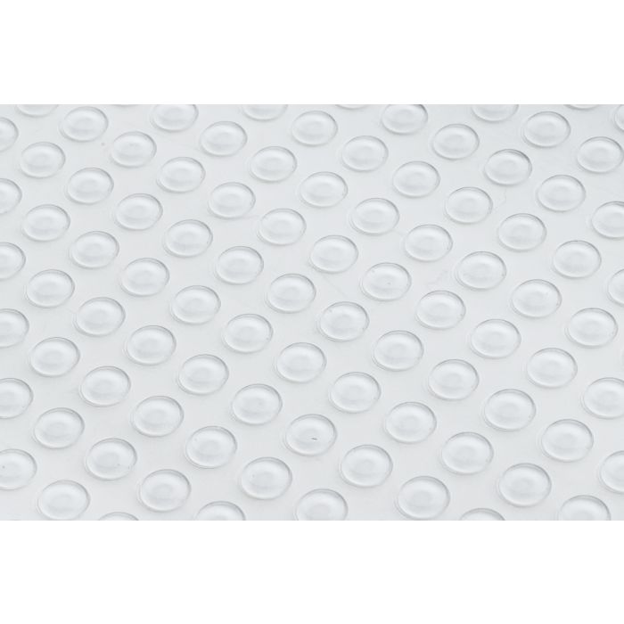 Bumperstops 10,1mm Cylindrical 1,8mm high transp. 350pcs Bumperstops 10,1mm Cylindrical 1,8mm high transp. 350pcs