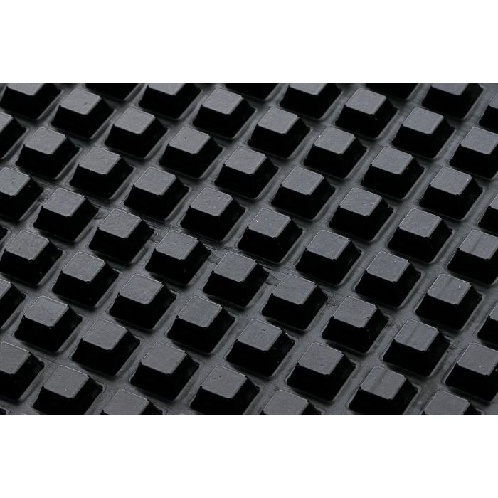 Stootdopjes 12,6mm Carré 5,7mm hoog noir 242pcs Stootdopjes 12,6mm Carré 5,7mm hoog noir 242pcs