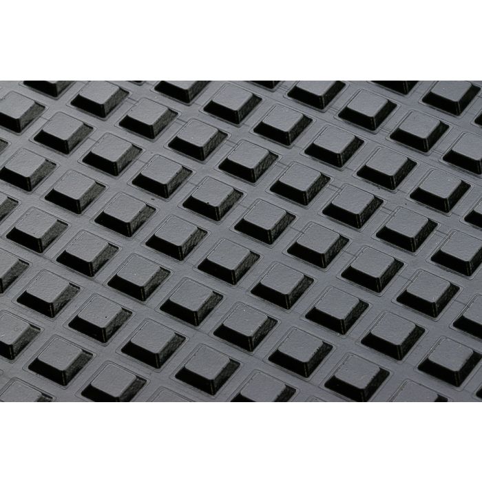 Bumperstops 12,7mm square 3,1mm high black 242pcs Bumperstops 12,7mm square 3,1mm high black 242pcs