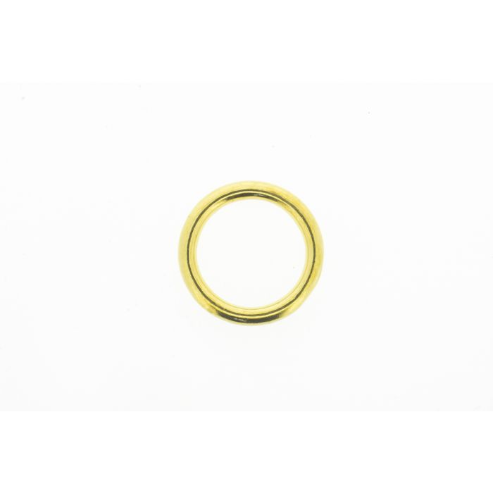 Ronde ring 22x4mm messing Ronde ring 22x4mm messing