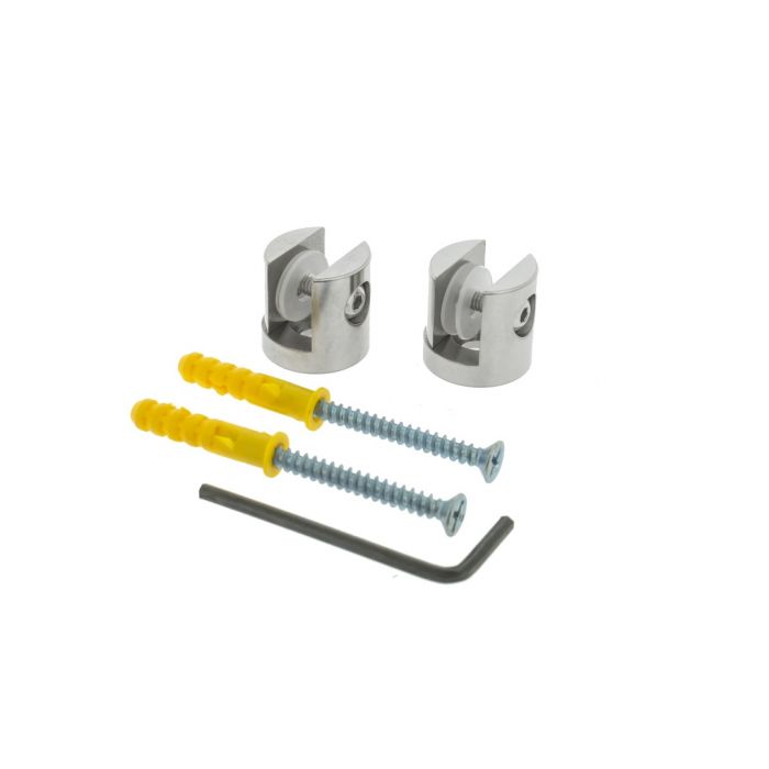 Entretoises en Inox 304 fixation murale en drapeau 5mm Entretoises en Inox 304 fixation murale en drapeau 5mm