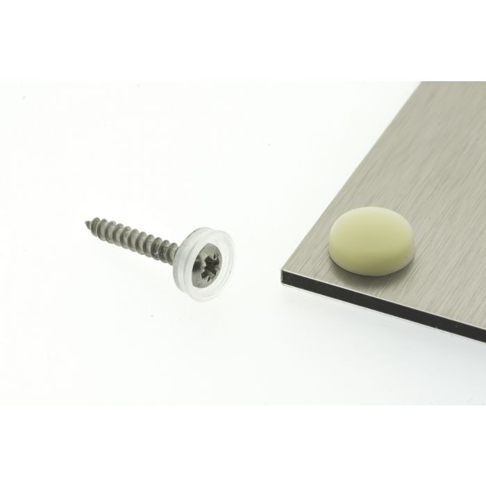 Snap Cap capuchon en plastique 13mm Cream Snap Cap capuchon en plastique 13mm Cream