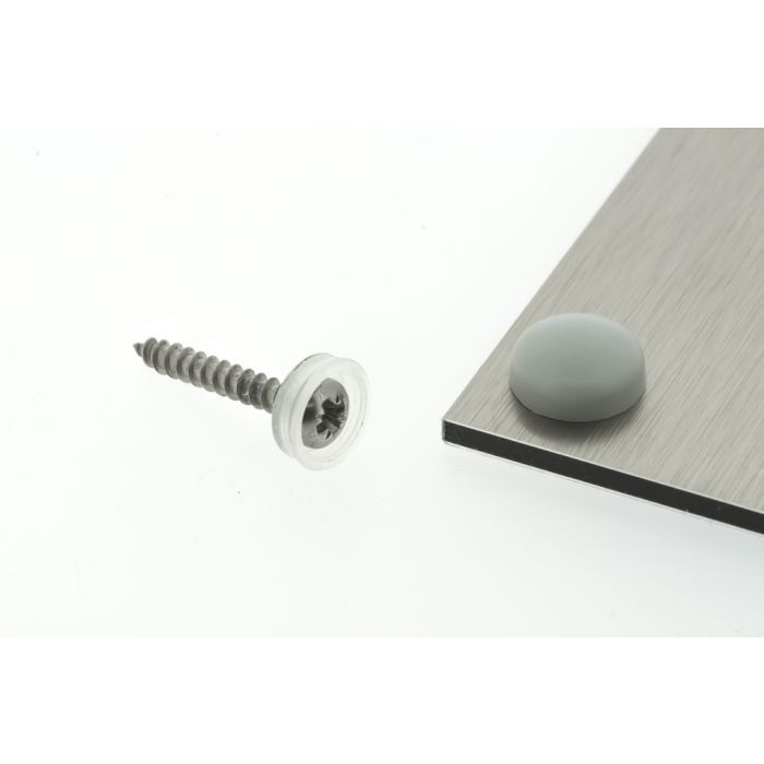 Snap Cap capuchon en plastique 13mm Aluminum Tone Snap Cap capuchon en plastique 13mm Aluminum Tone