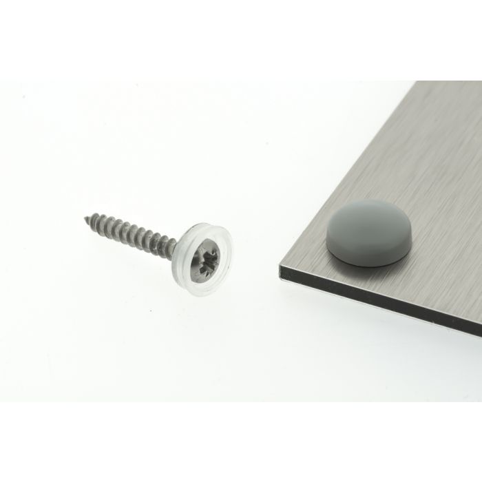 Snap Cap capuchon en plastique 13mm Silver Grey Snap Cap capuchon en plastique 13mm Silver Grey