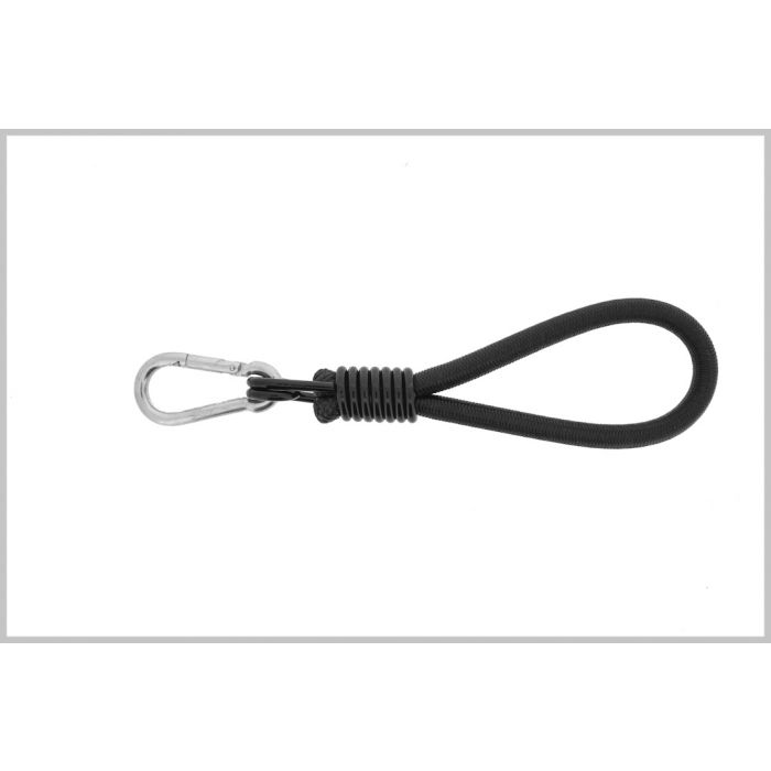 Qfix Spanngummi Schlaufe mit Haken Musqueton 8x200 mm Qfix Spanngummi Schlaufe mit Haken Musqueton 8x200 mm