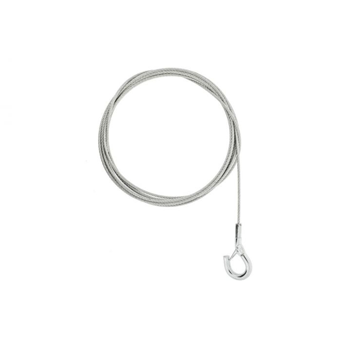 Steel cable 1,5mm x 250cm with closed hook Steel cable 1,5mm x 250cm with closed hook