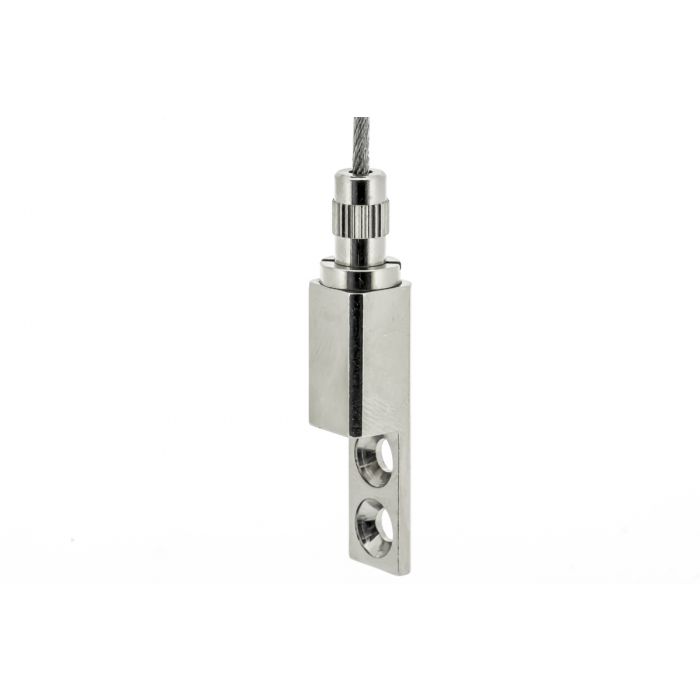Steel cable sign clamp B7 for signage & sign panels