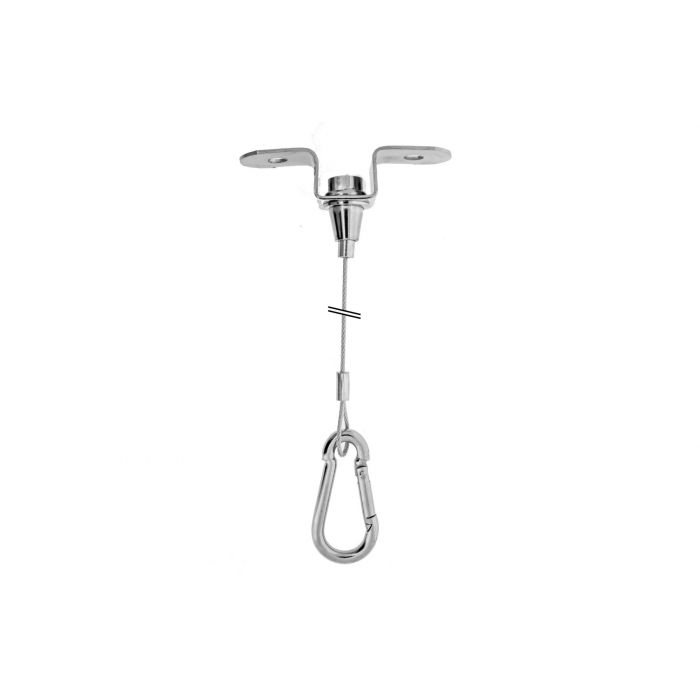 Stahlseilaufhängungs Set 26 mit Karabiner Stahlseilaufhängungs Set 26 mit Karabiner
