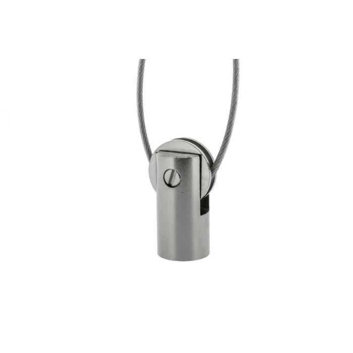 Deckenbefestigung G19 Umlenkrolle für 1-2mm Stahlseil Deckenbefestigung G19 Umlenkrolle für 1-2mm Stahlseil