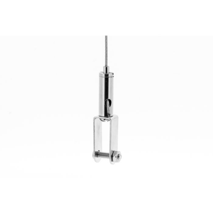 Steel cable holder G26 for panels/acoustic panels 10mm
