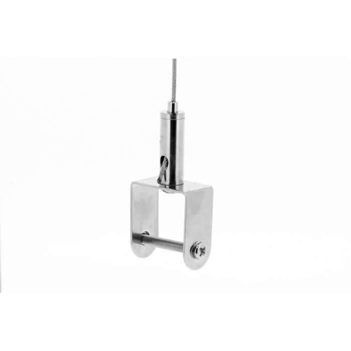 Stahlkabelhalter G27 für Paneele/Akustikpaneele 25mm Stahlkabelhalter G27 für Paneele/Akustikpaneele 25mm