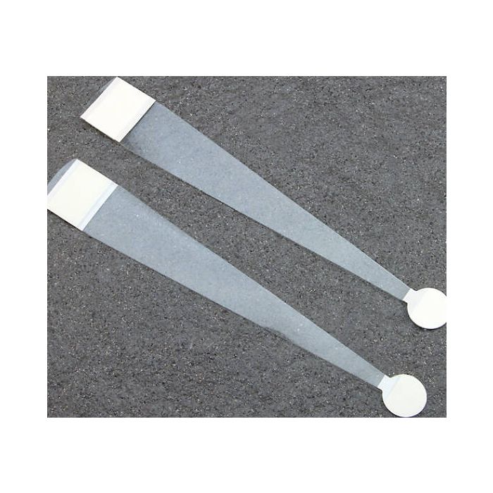 Wiebelaar 208 mm, transparant, PE-foamdot en tape