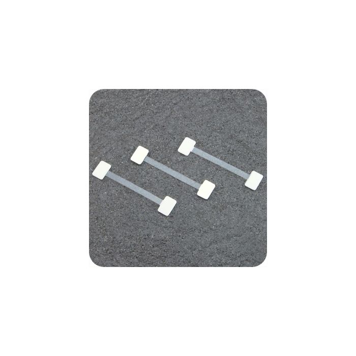 Wiebelaar 75 mm, transparant, beide zijde PE-foamdot Wiebelaar 75 mm, transparant, beide zijde PE-foamdot