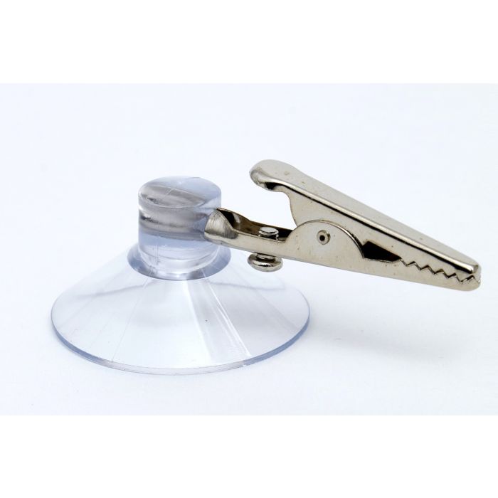 suction cup with alligator clip