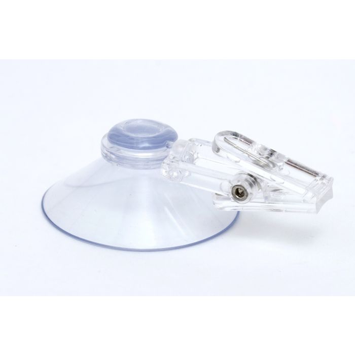 suction cup Ø 40 mm with transparent plastic clamp suction cup Ø 40 mm with transparent plastic clamp